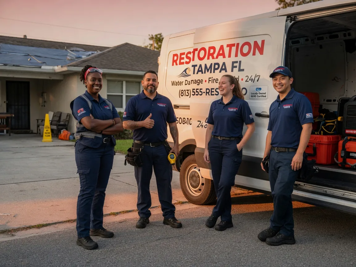 Water Damage Restoration company in Burbank, SD